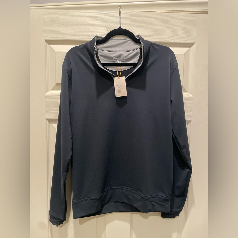 Black Peter Millar Perth Performance Quarter Zip size S